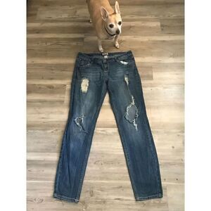 Cute Distressed Mudd Denim Jeans Juniors Sz 11
